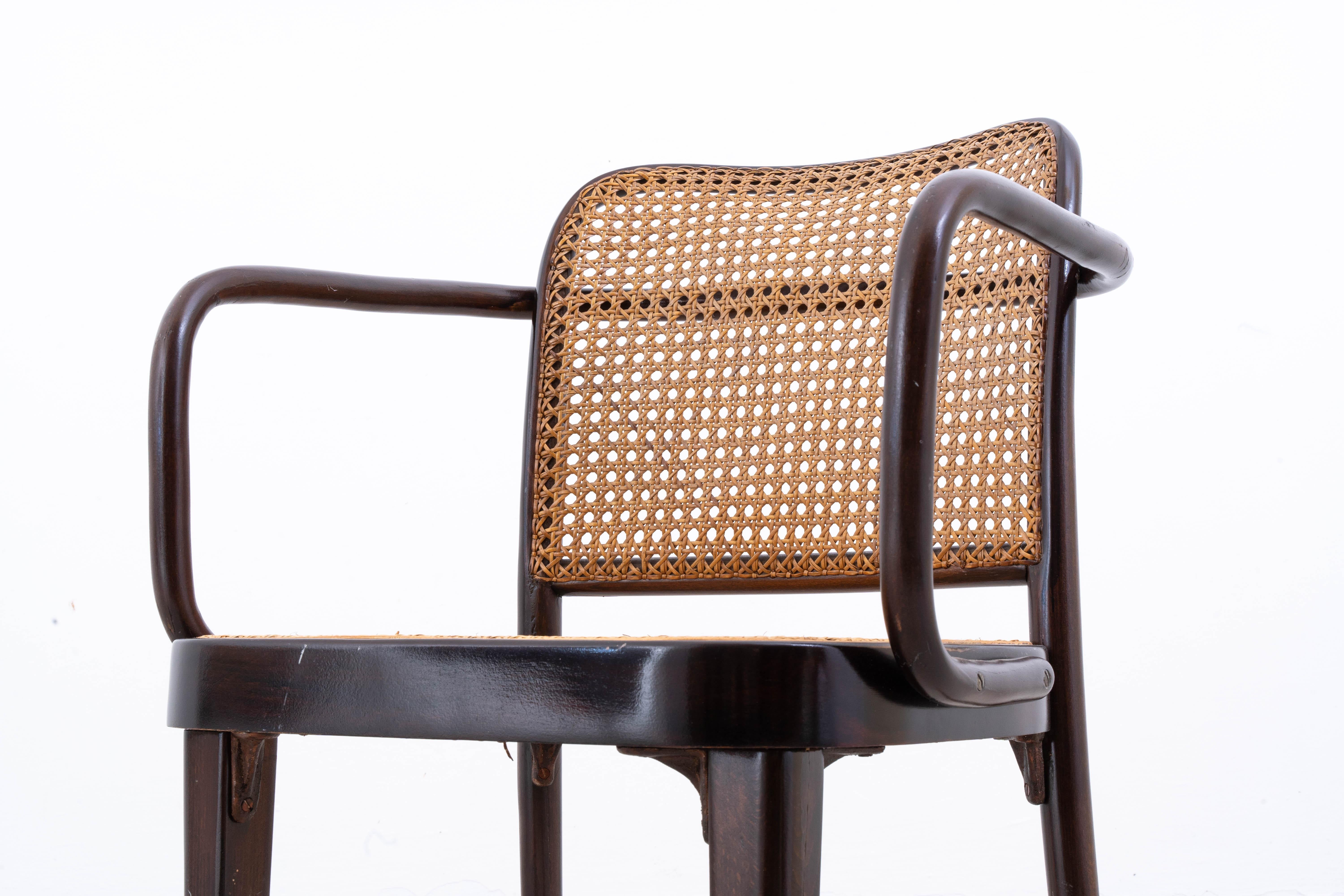 Sillón Josef Hoffmann - Model No. A 811/F para Thonet principios del siglo XX en venta