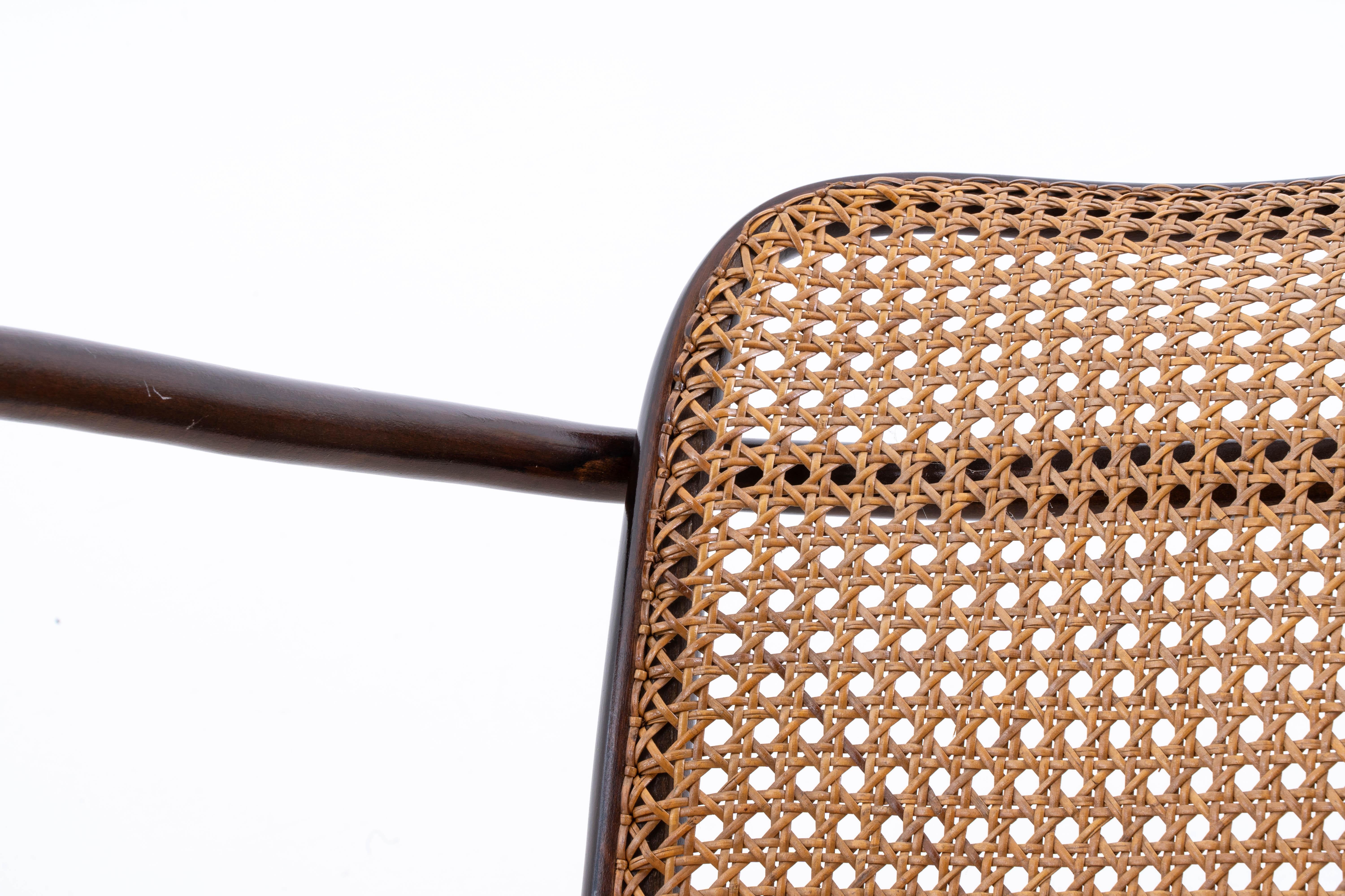 Sillón Josef Hoffmann - Model No. A 811/F para Thonet Junco en venta