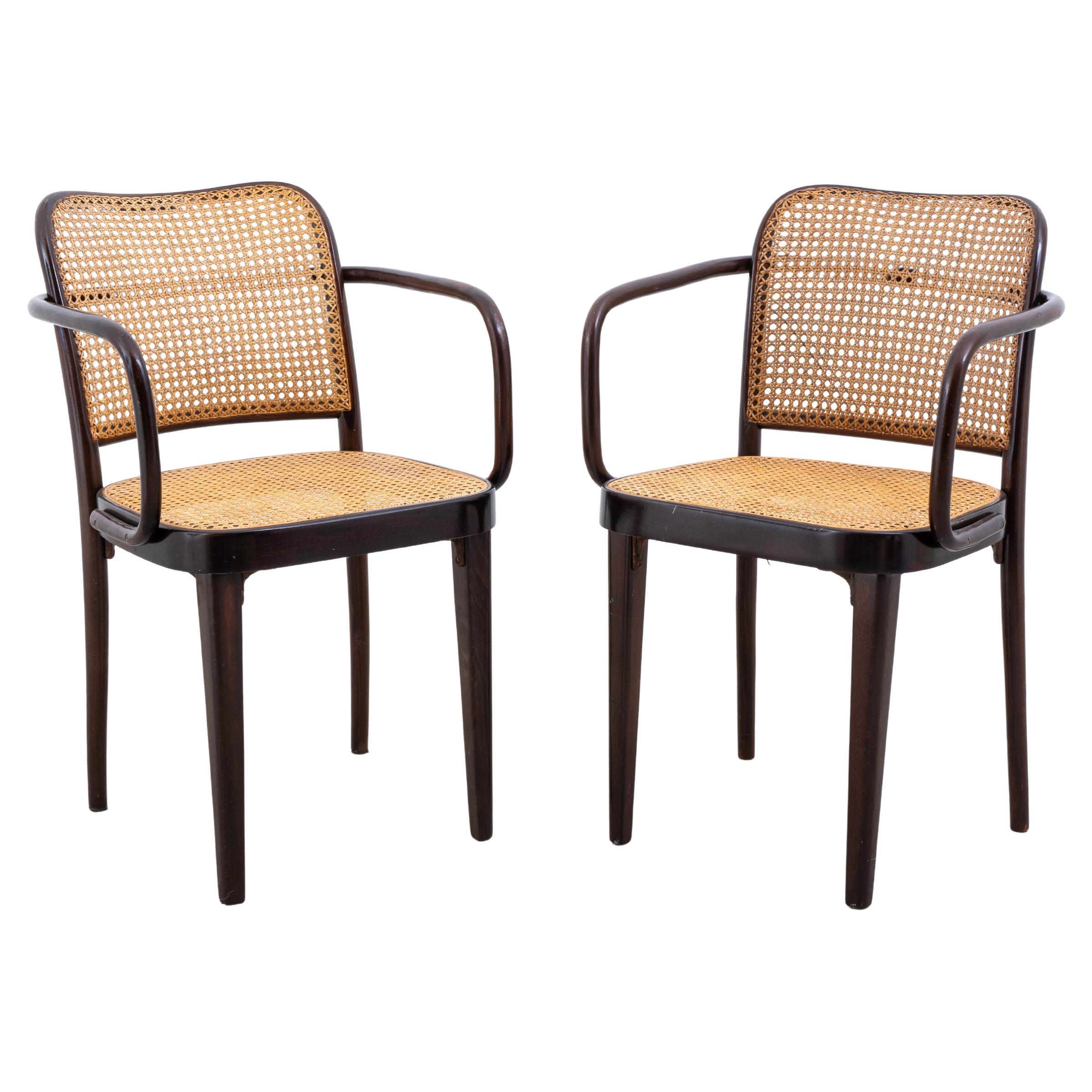 Josef Hoffmann Armchair – Model No. A 811/F for Thonet