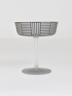 Coppa da champagne Josef Hoffmann Art Nouveau Serie B, vetro di cristallo, Lobmeyr Vienna