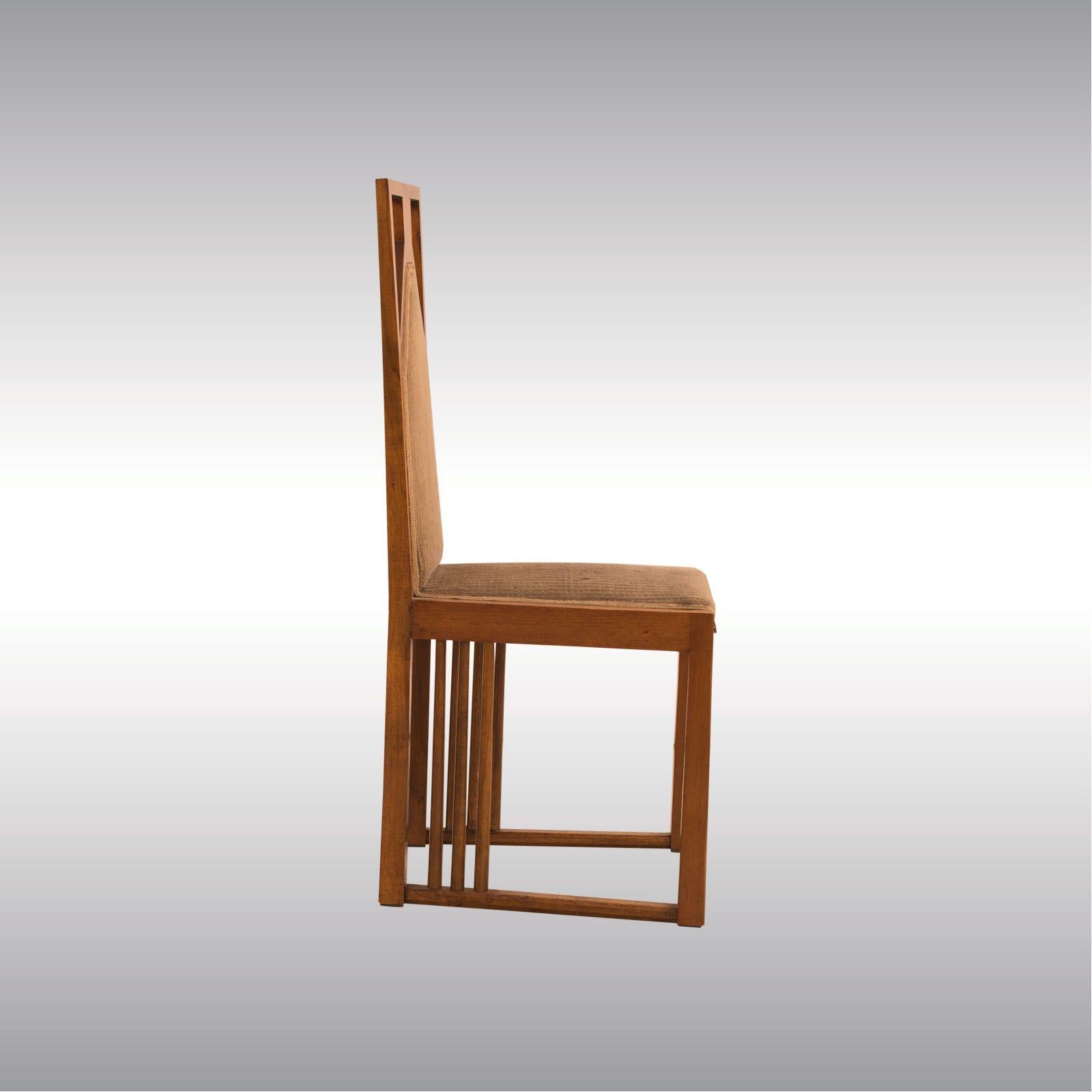 Austrian Josef Hoffmann attr. Pair of Extraordinary Chairs 1905-10 Jugendstil Art Nouveau For Sale
