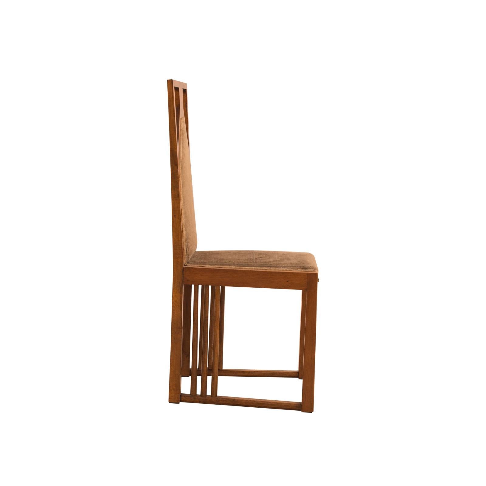 Josef Hoffmann Attr. Ein Paar außergewöhnliche Stühle 1905-10 Jugendstil-Sessel im Jugendstil, Jugendstil (Handgefertigt) im Angebot
