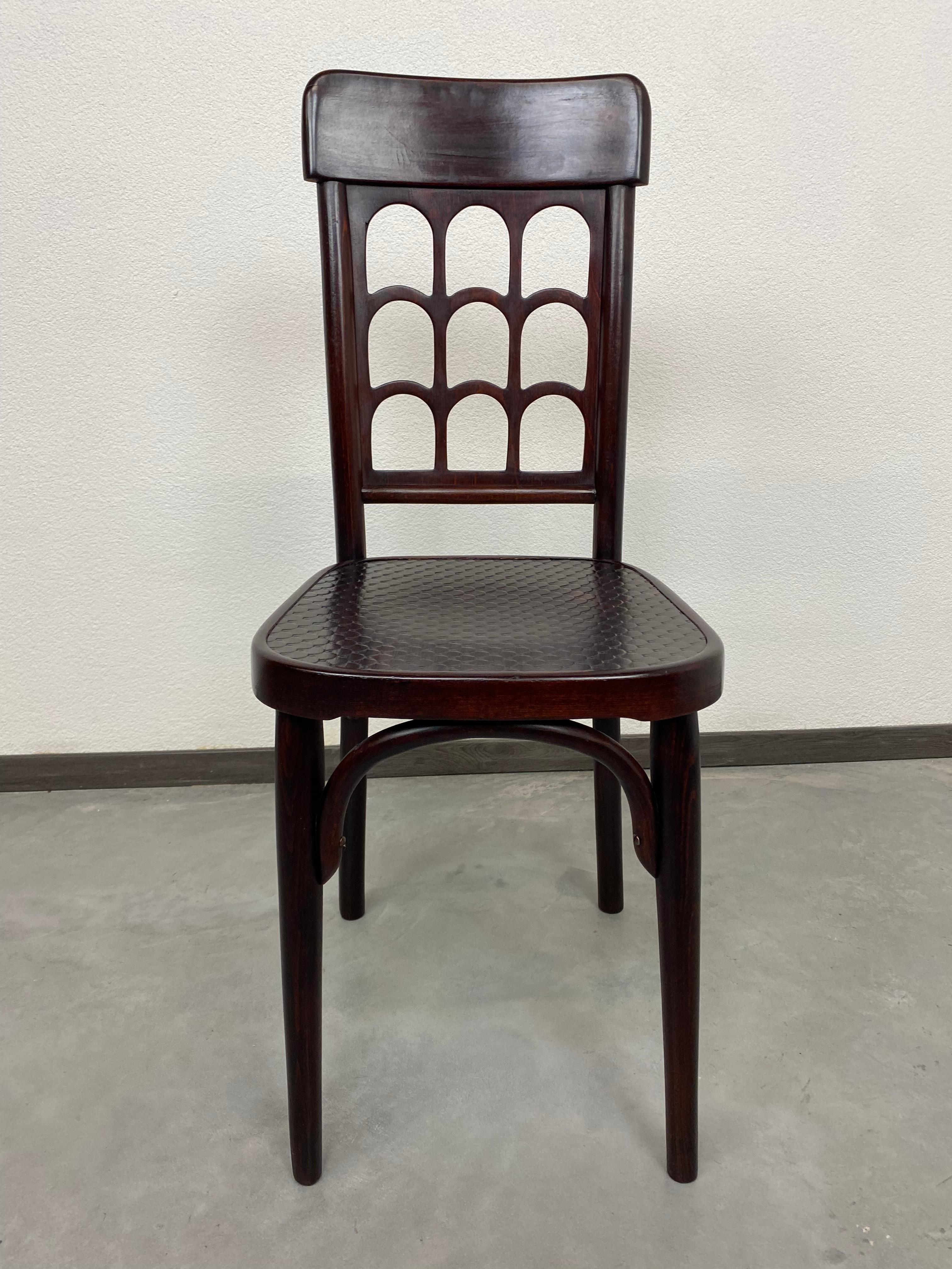 Josef Hoffmann Beehive Dining Chairs In Excellent Condition For Sale In Banská Štiavnica, SK
