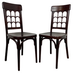 Antique Josef Hoffmann Beehive Dining Chairs