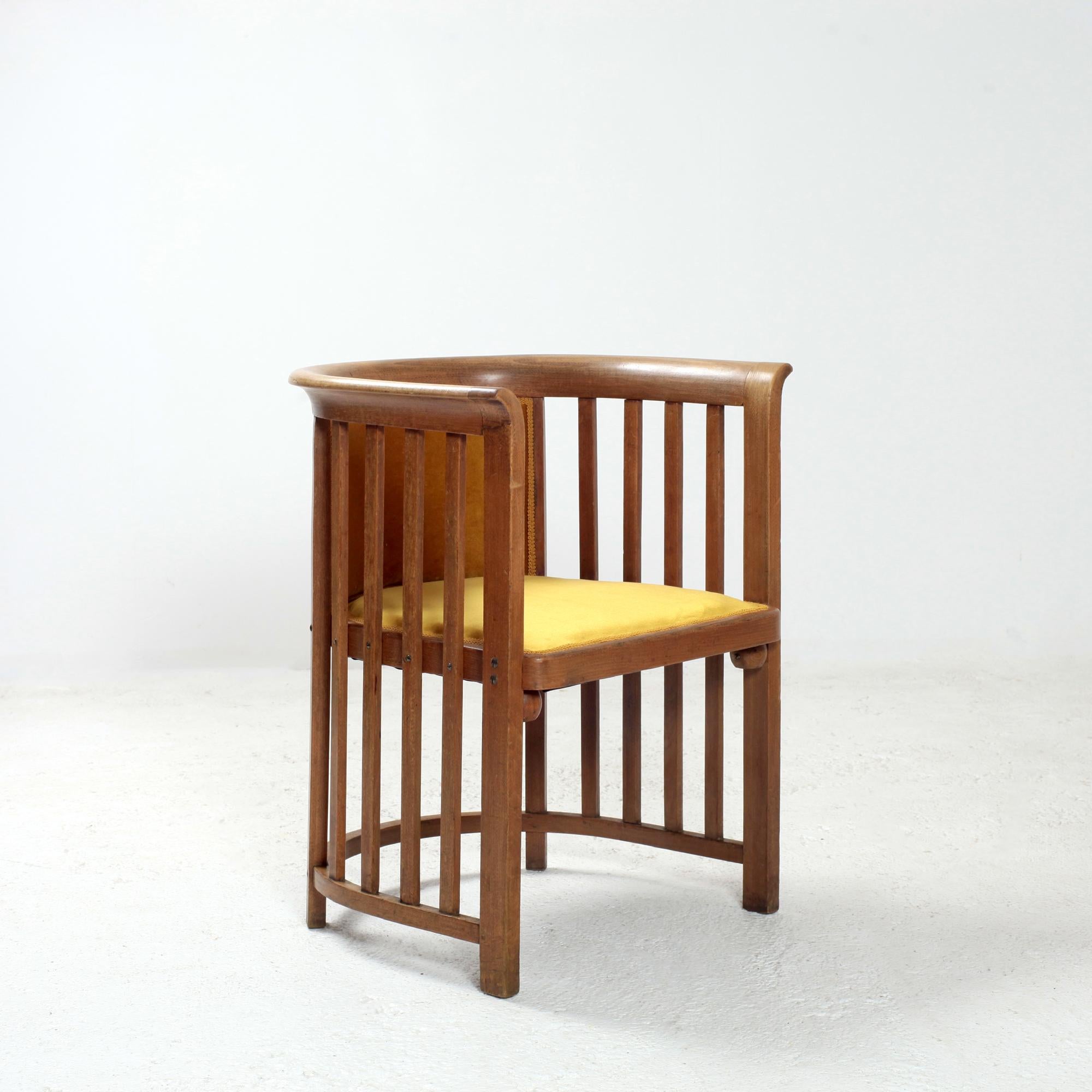Early 20th Century Josef Hoffmann Bentwood Armchair for Jacob and Josef Kohn, Vienna circa 1900 For Sale
