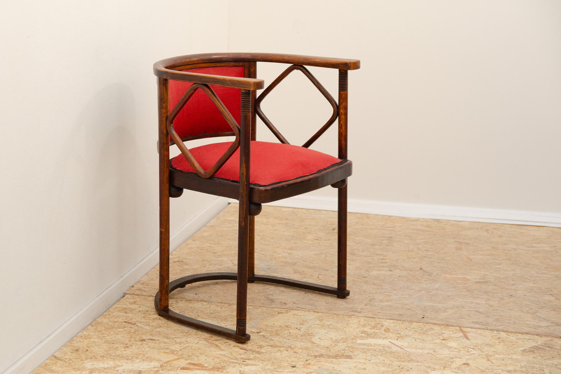Josef Hoffmann bentwood chair from the Fledermaus cabaret, 1905 In Good Condition For Sale In Prague 8, CZ