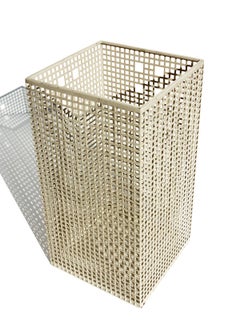 Josef Hoffmann by Bieffeplast 1970s Weiner Werkstätte Basket