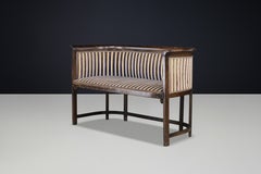 Josef Hoffmann Cabaret Fledermaus Sofa for J. & J. Kohn Vienna, circa 1907