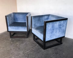 Josef Hoffmann Cabinet Seating Set Sofa Loveseat and Chairs by Wittman Austria