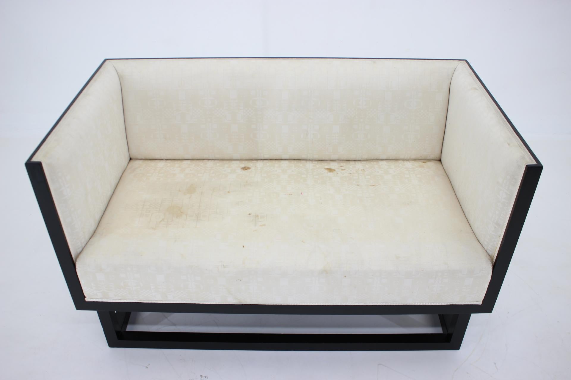 Josef Hoffmann Cabinet Sofa by Wittmann, Austria 1