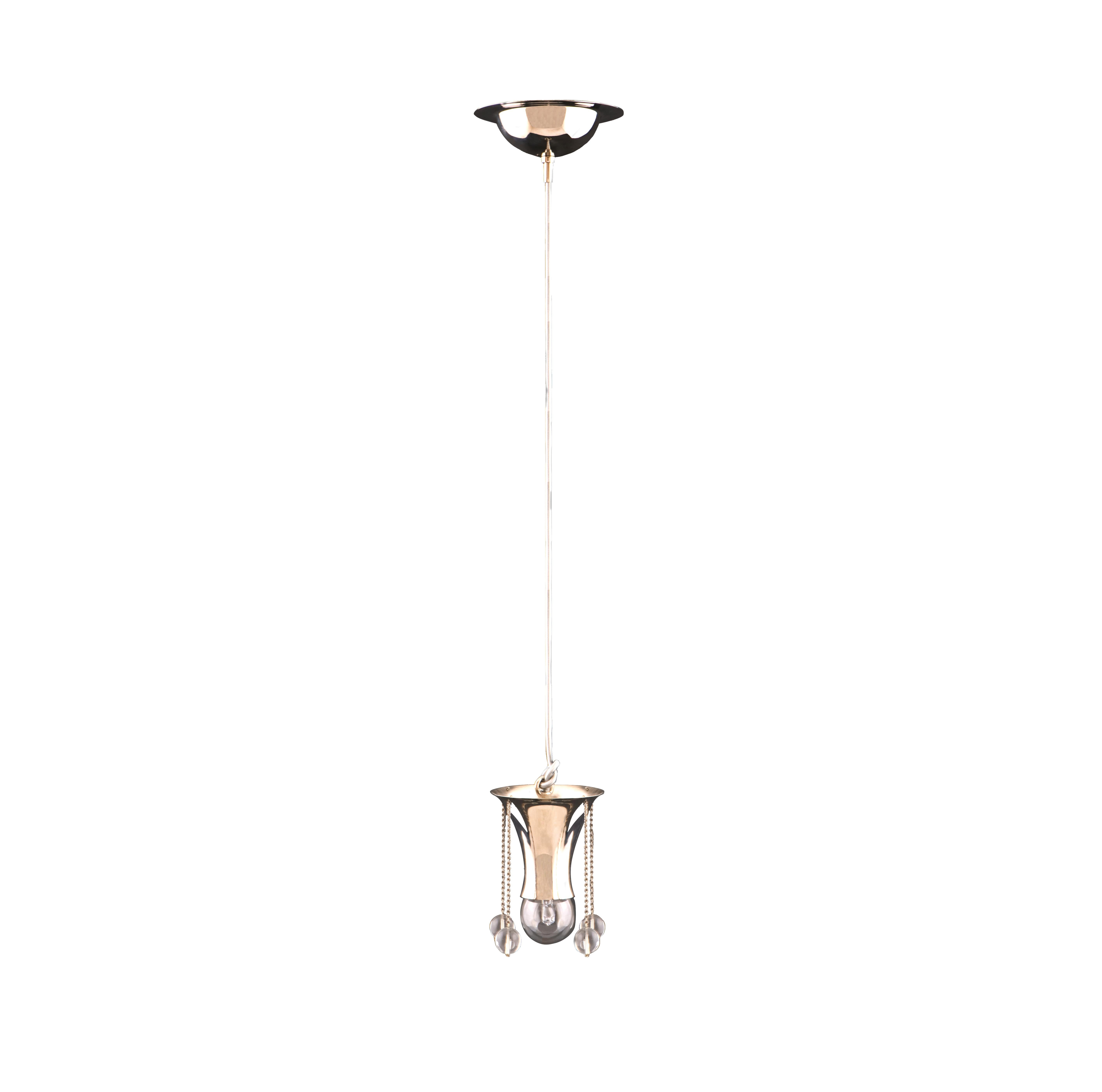 Jugendstil Josef Hoffmann Ceiling Lamp Wiener Werkstaette for Karl Wittgenstein, Re-Edition For Sale