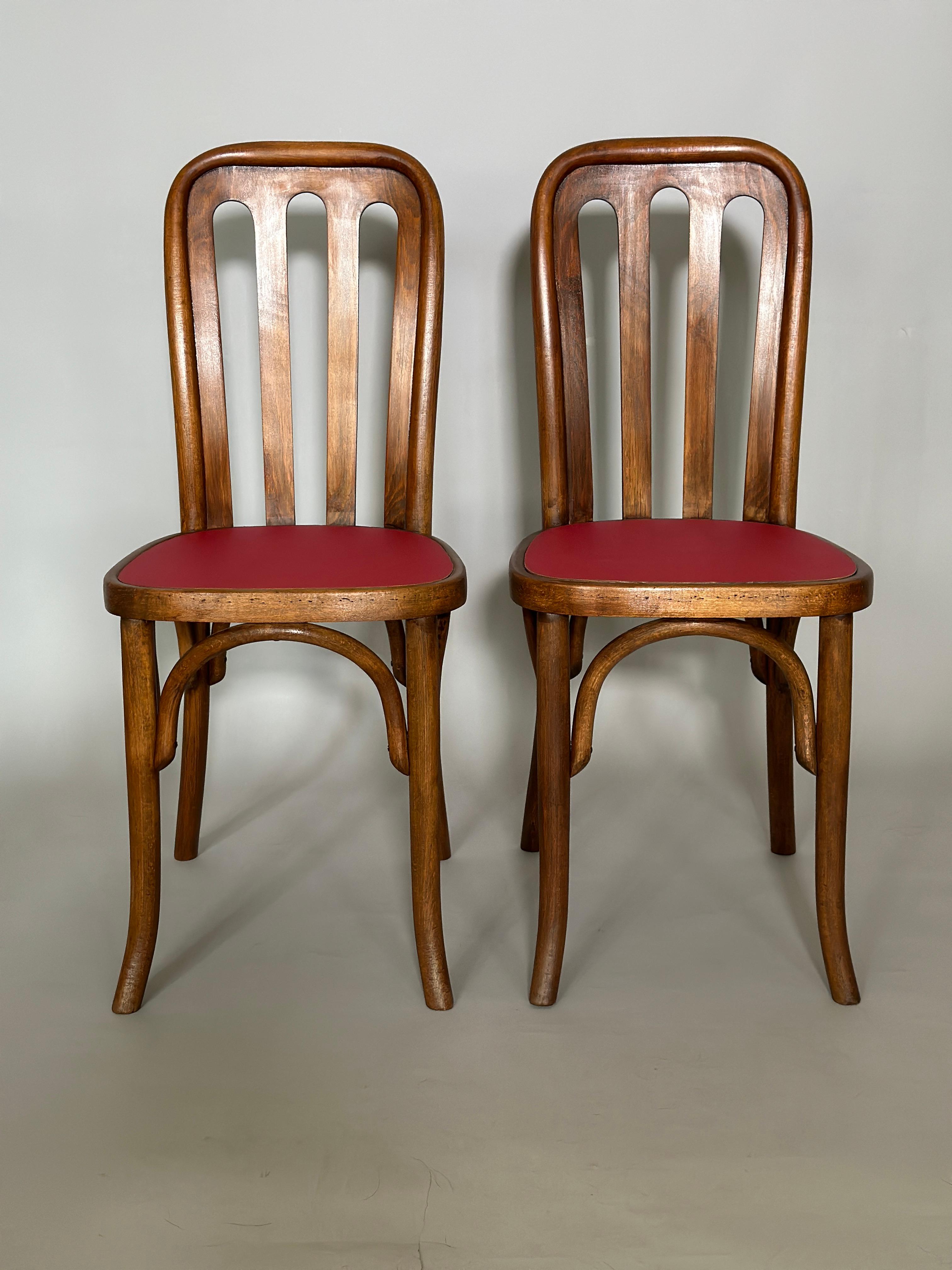 Set of two Josef Hoffmann chair, 1905.