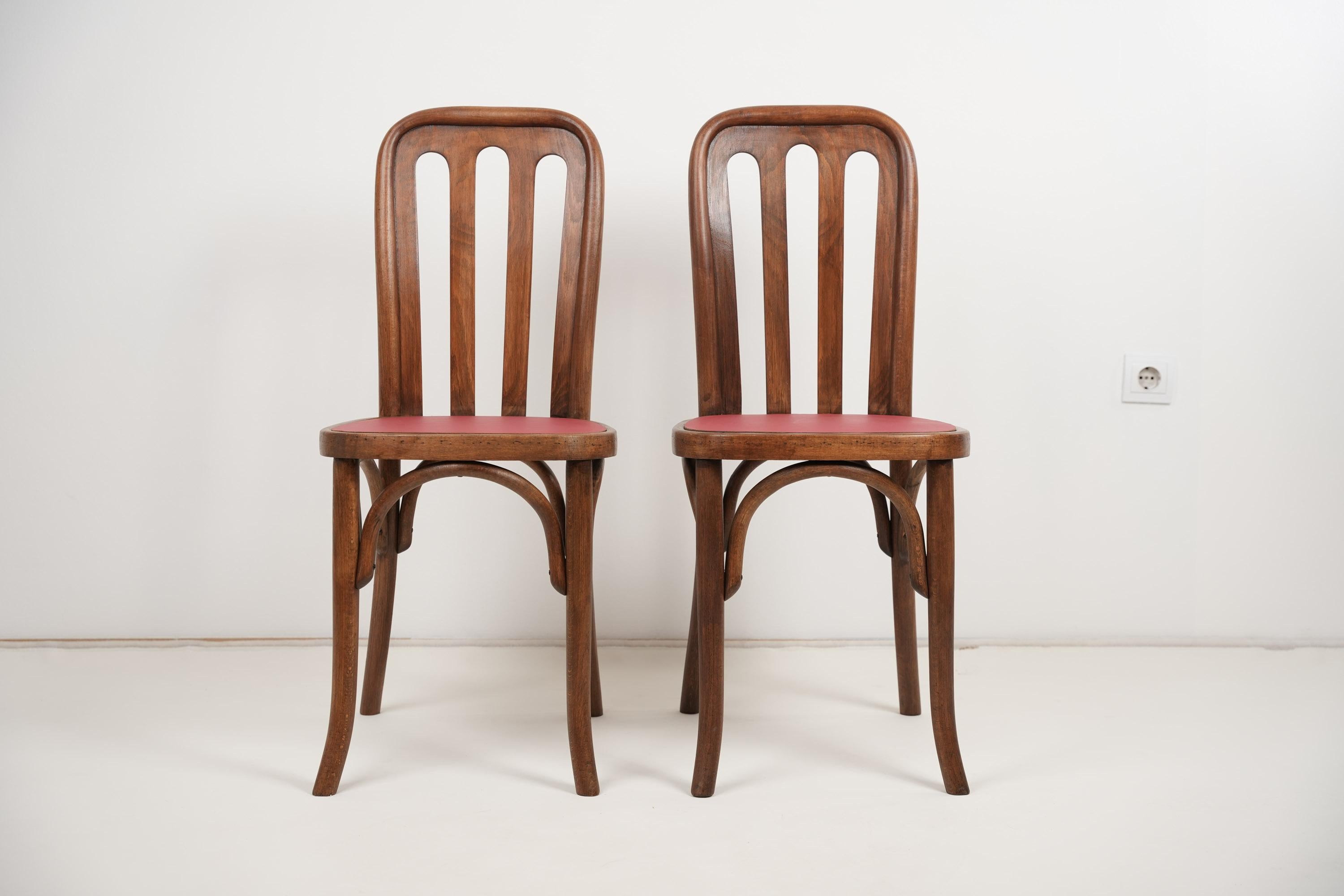 Ensemble de deux chaises de Josef Hoffmann Autriche 1905 en vente 3