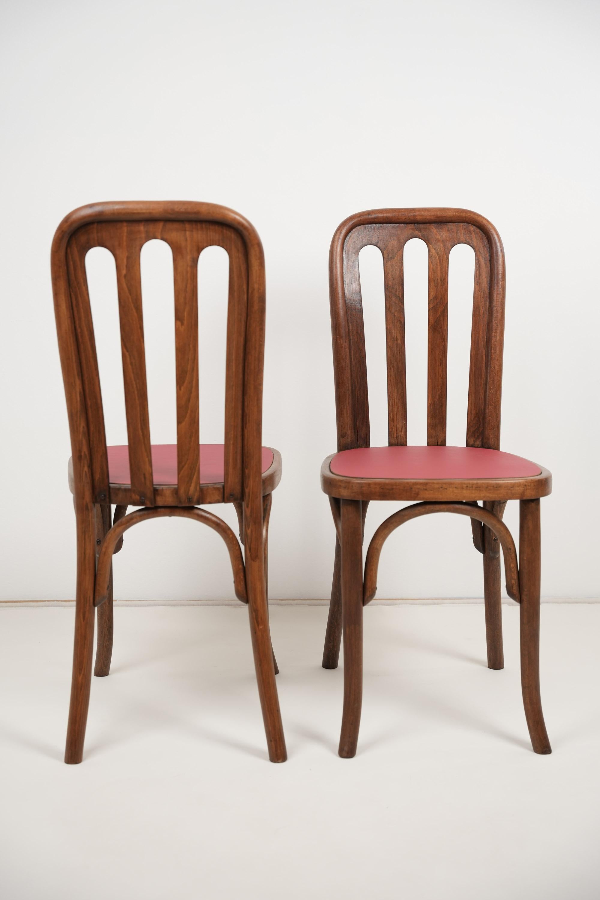 Art nouveau Ensemble de deux chaises de Josef Hoffmann Autriche 1905 en vente