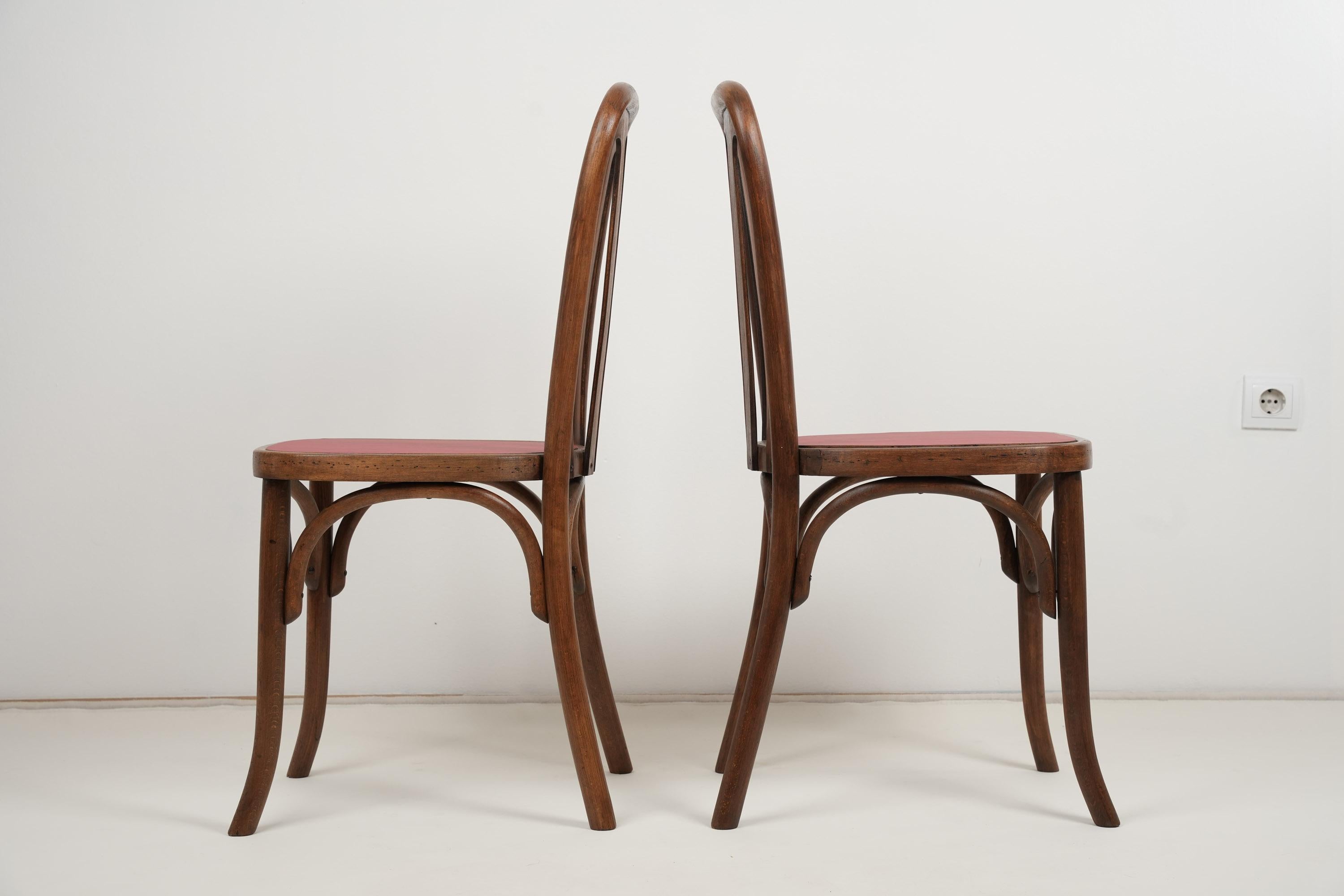 Austrian Josef Hoffmann Chairs Set of Two Austria 1905 For Sale