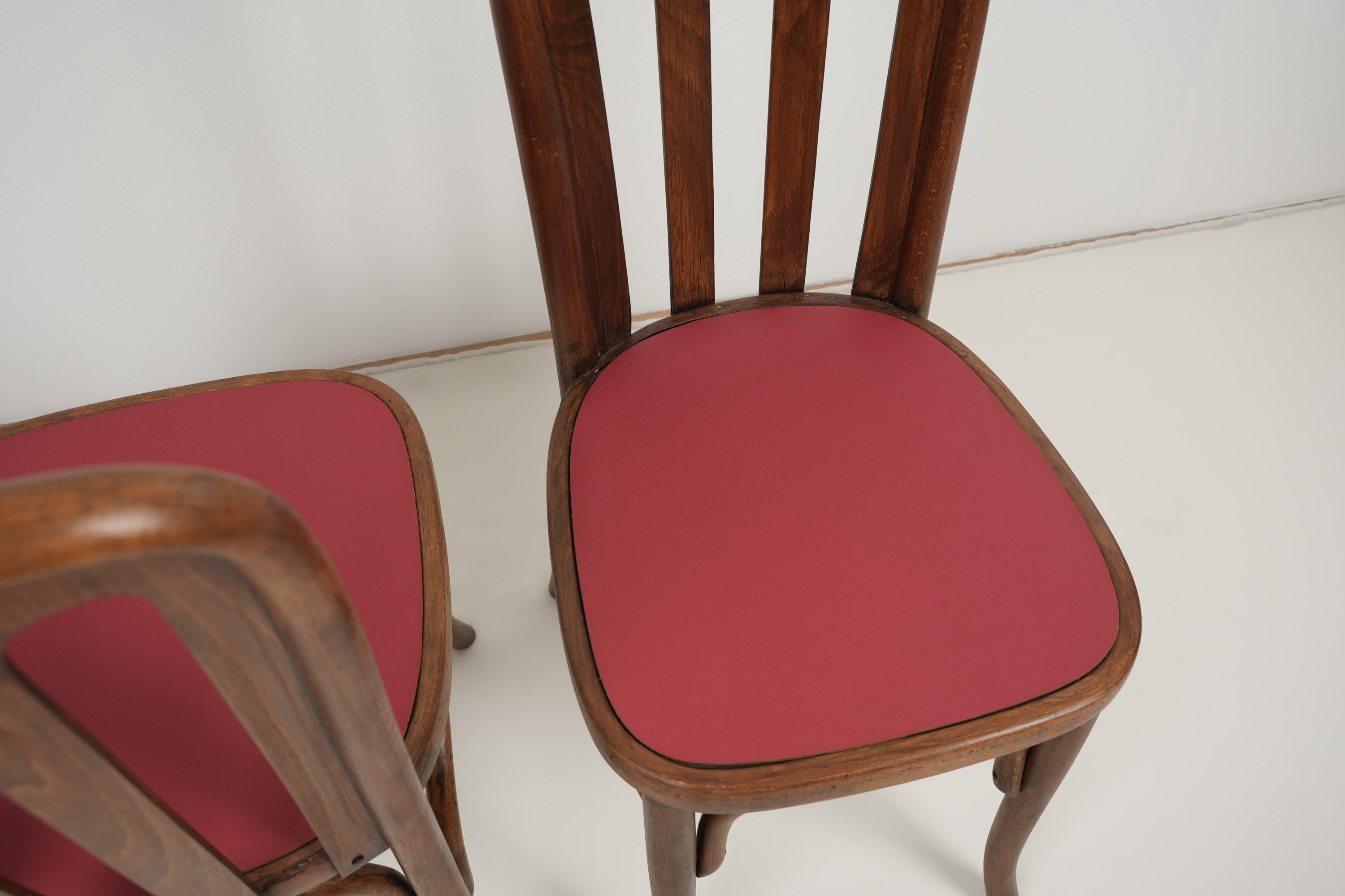 Contreplaqué Ensemble de deux chaises de Josef Hoffmann Autriche 1905 en vente