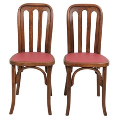 Antique Josef Hoffmann Chairs Set of Two Austria 1905