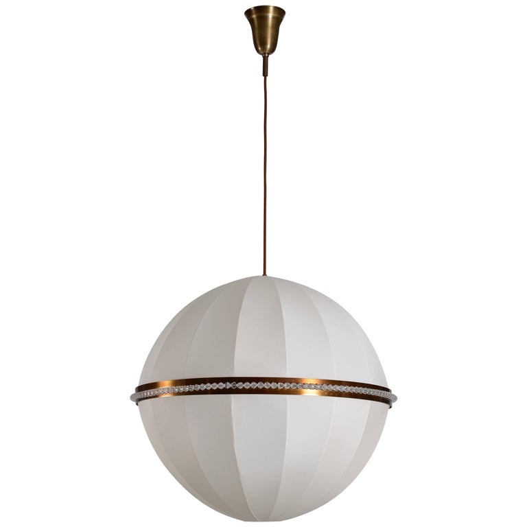 Josef Hoffmann for Wiener Werkstätte Luna chandelier, new, offered by Woka Gallery