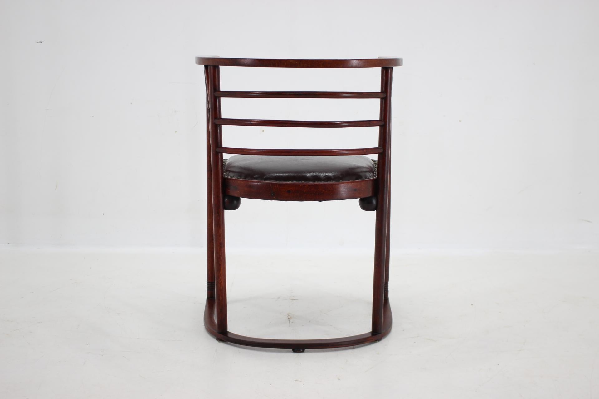 Josef Hoffmann Fledermaus Chair Model 728, 1910s 6