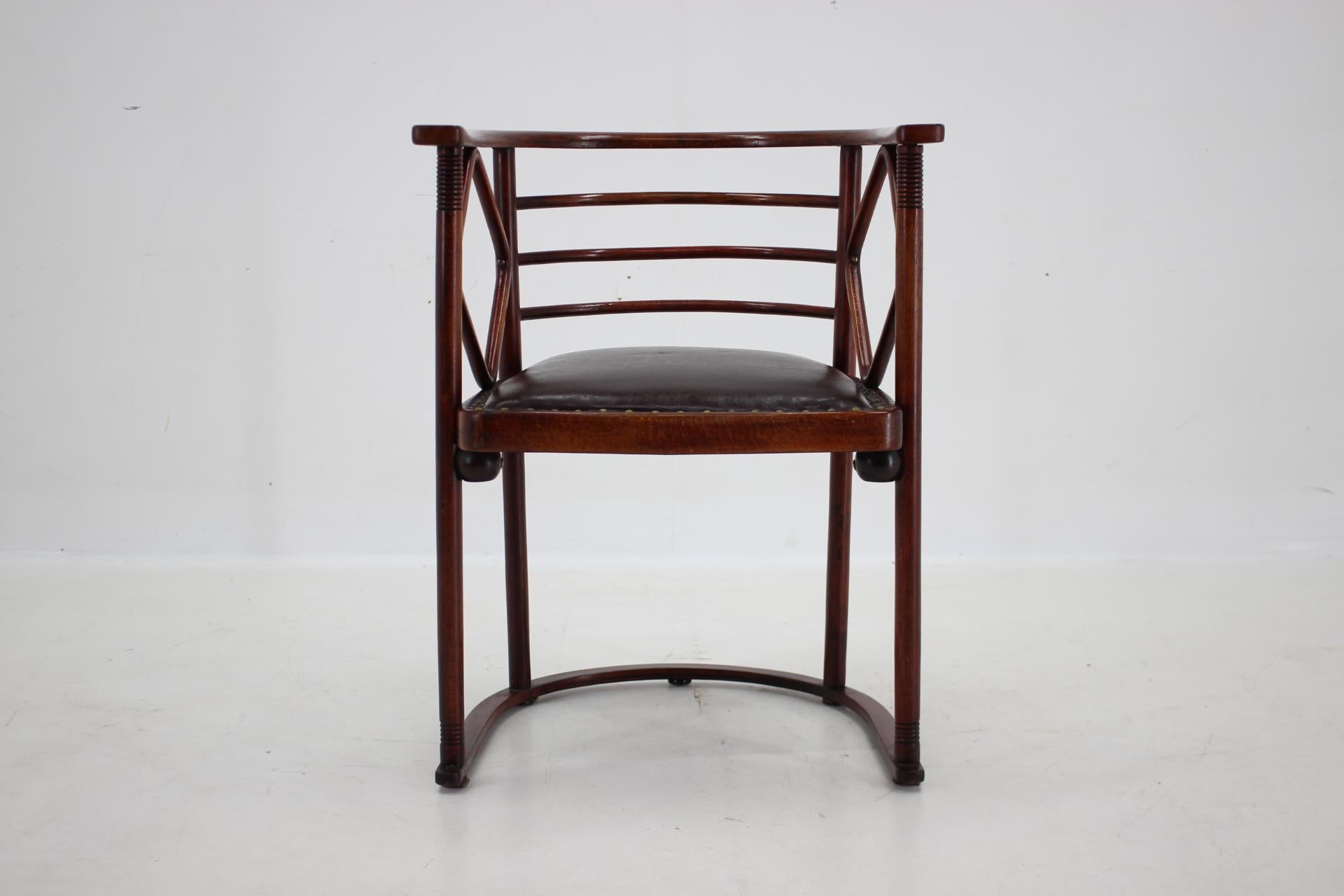 Austrian Josef Hoffmann Fledermaus Chair Model 728, 1910s