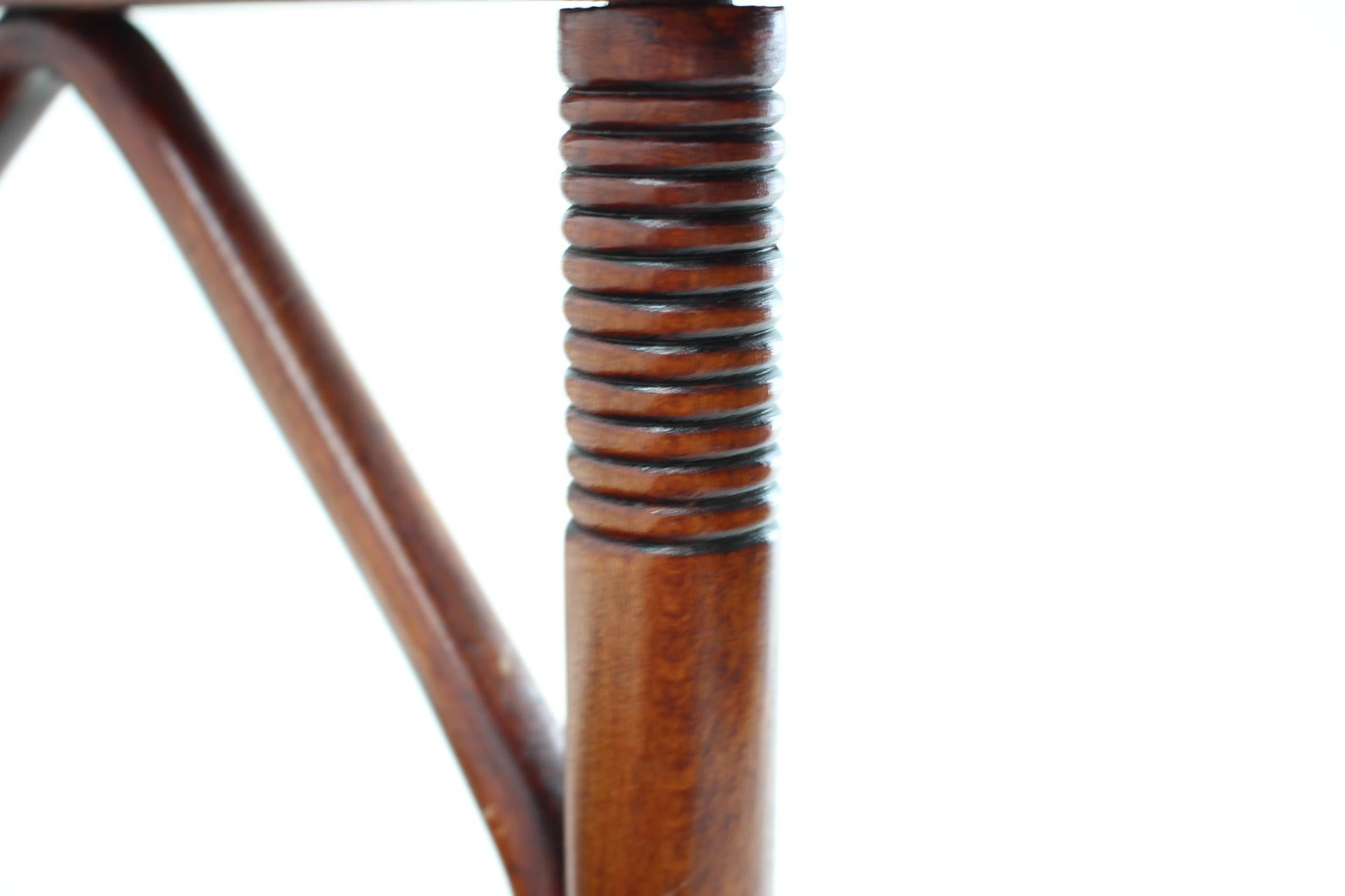 Leather Josef Hoffmann Fledermaus Chair Model 728, 1910s