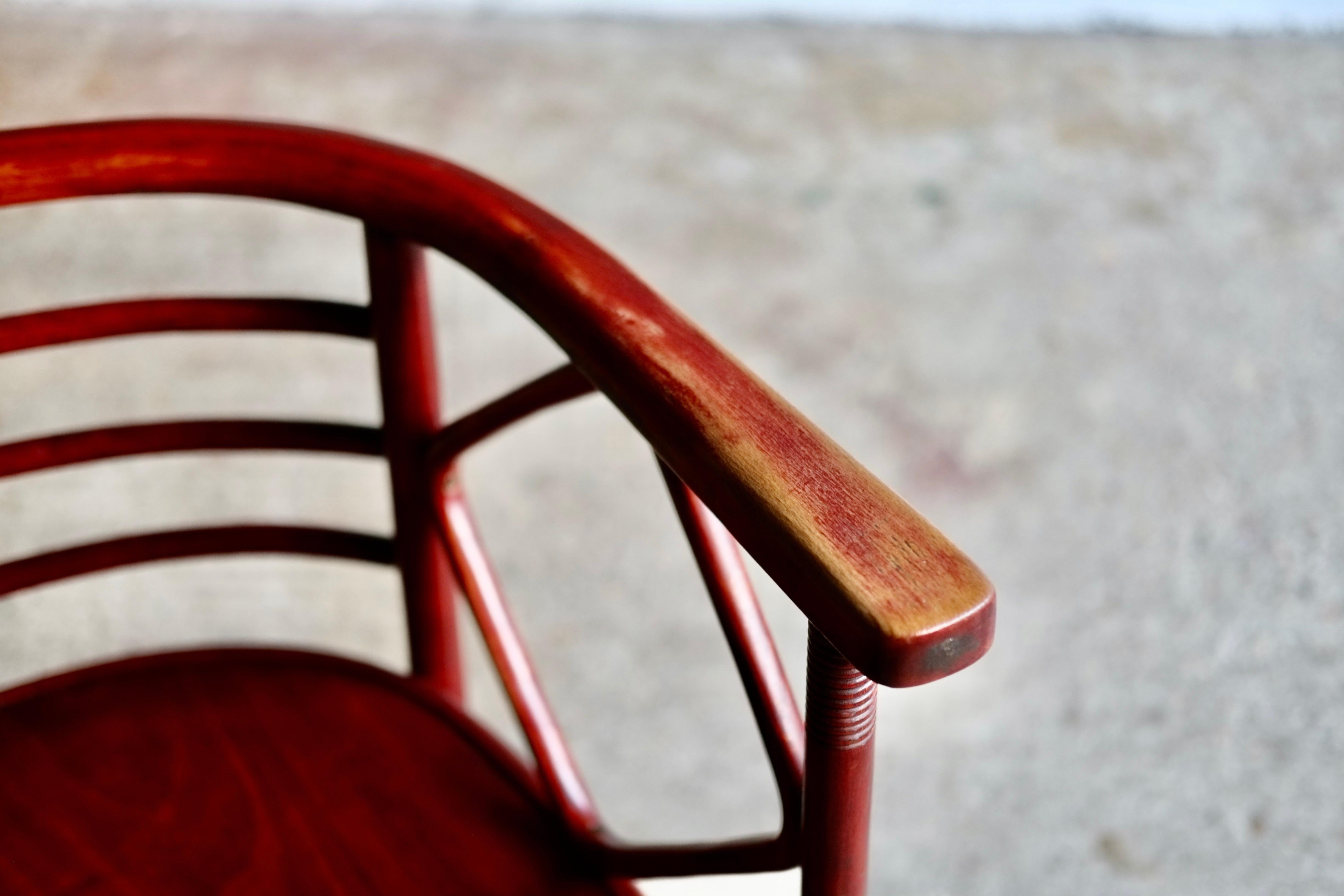 Wood Josef Hoffmann Fledermaus Chair, Model No. 728