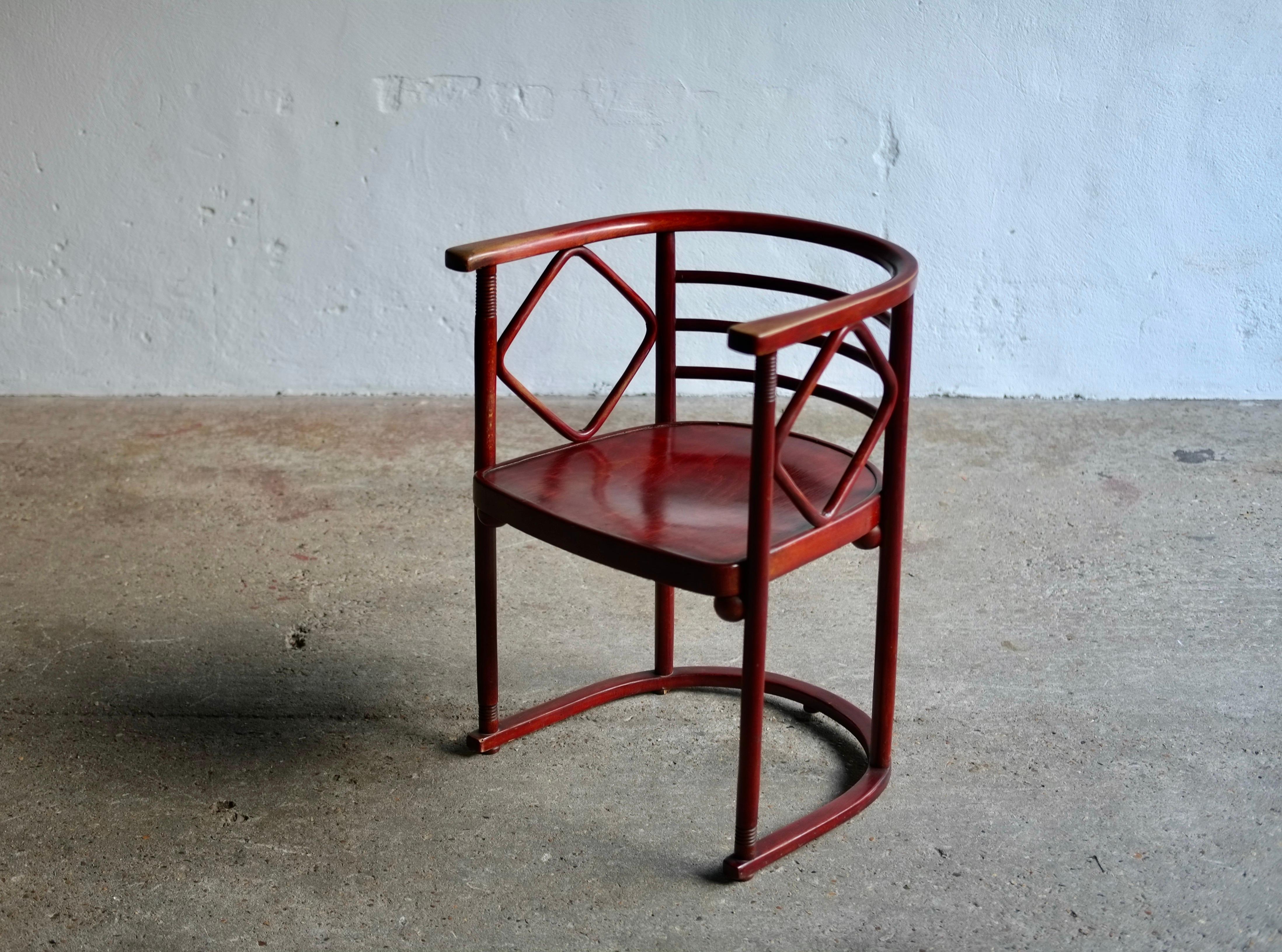 Josef Hoffmann Fledermaus Chair, Model No. 728 2