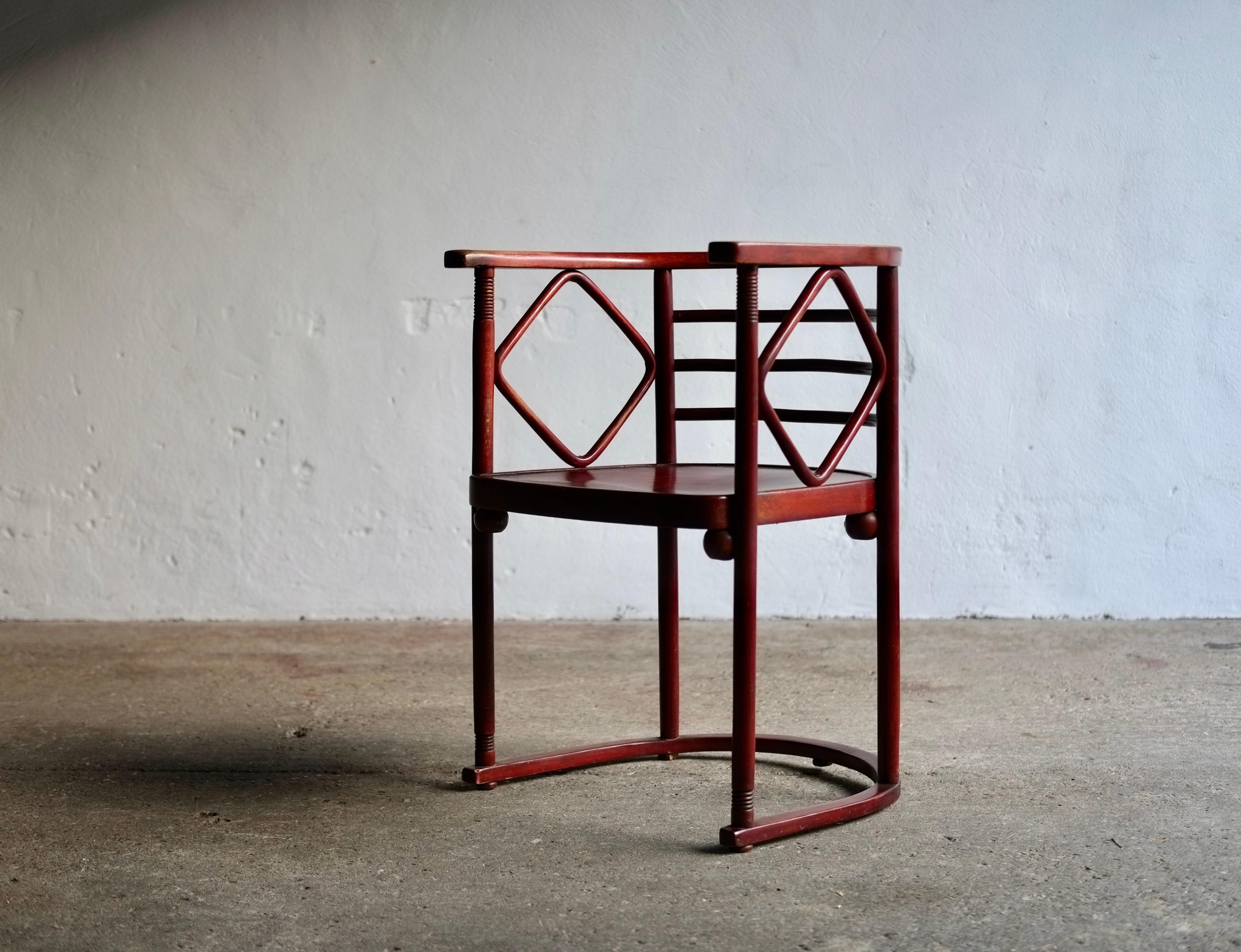 Josef Hoffmann Fledermaus Chair, Model No. 728 3