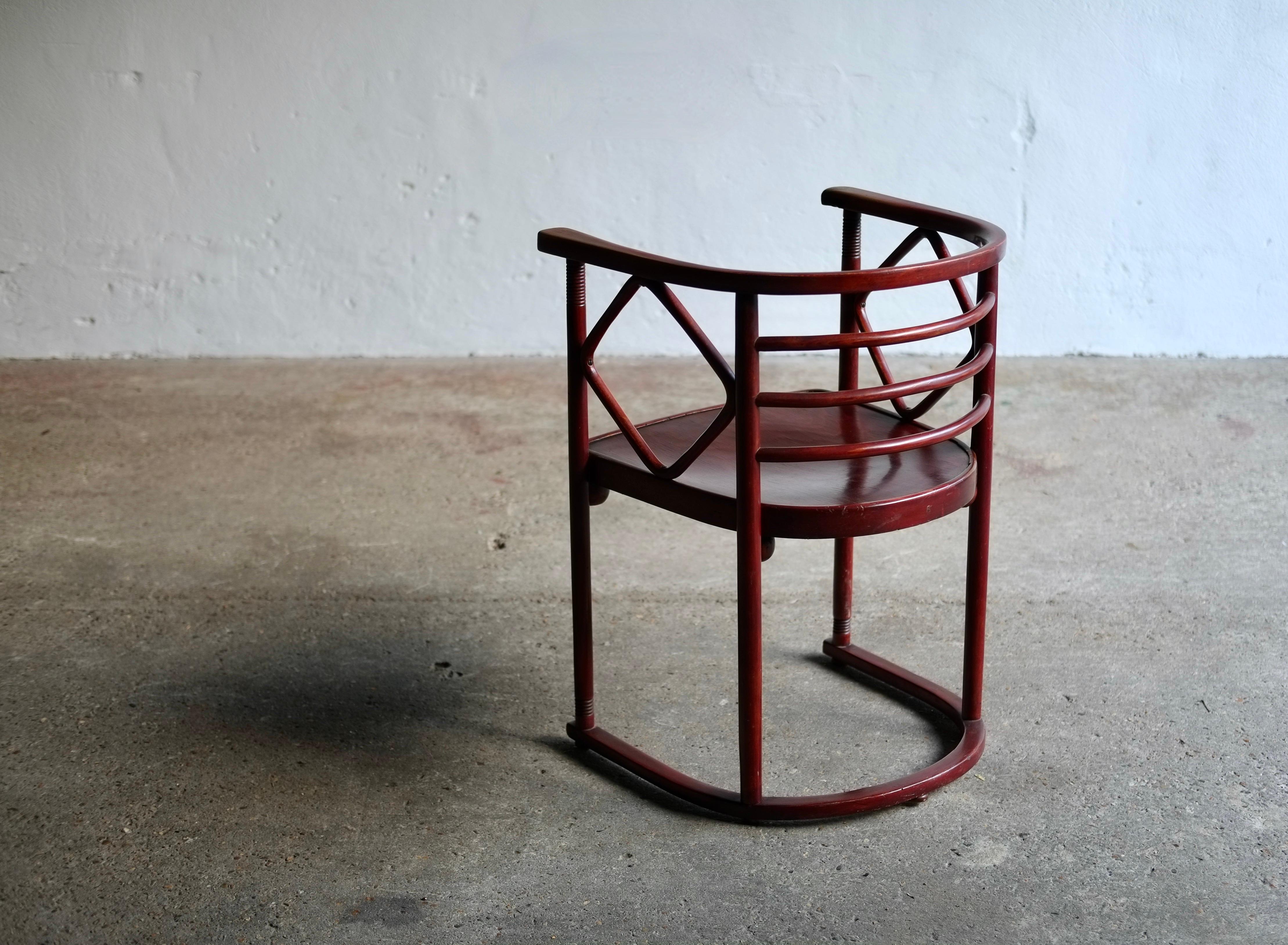 Josef Hoffmann Fledermaus Chair, Model No. 728 4