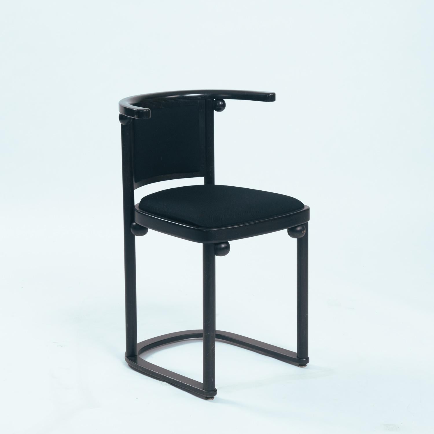 Austrian Josef Hoffmann Fledermaus chairs by Wittmann, Art Nouveau, Austria 1920s