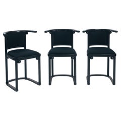 Josef Hoffmann Fledermaus chairs by Wittmann, Art Nouveau, Austria 1920s