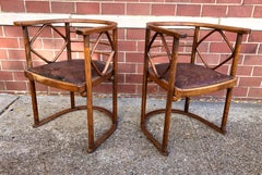 Josef Hoffmann Fledermaus Chairs for J & J Kohn