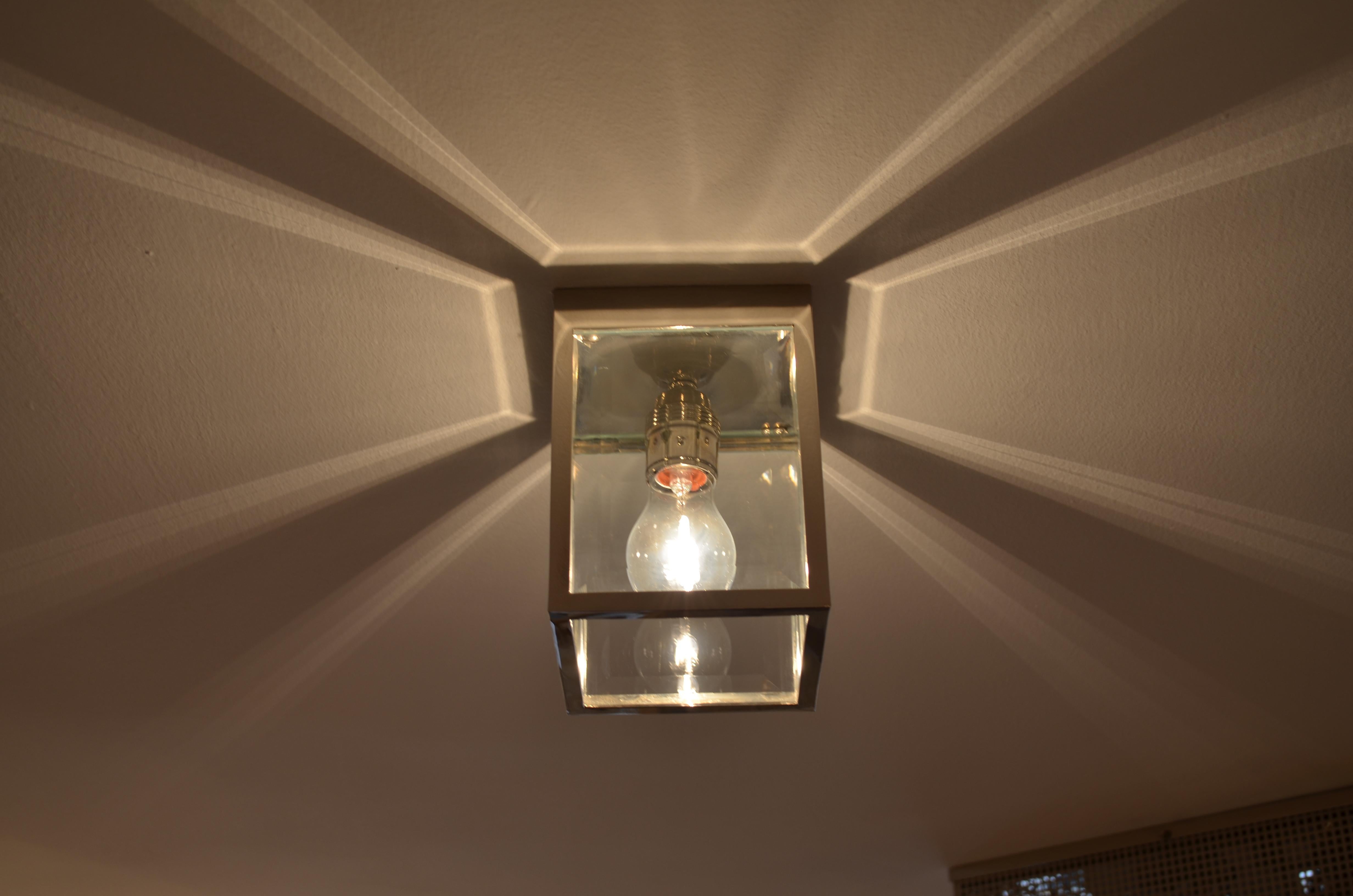 Josef Hoffmann Lámpara / Farol de empotrar Jugendstil Re Edition Austríaco en venta
