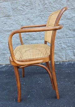 Josef Hoffmann for FMG Poland Bentwood and Cane "Prague" Armchair