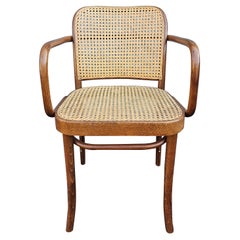 Josef Hoffmann for FMG Poland Bentwood and Cane "Prague" Armchair