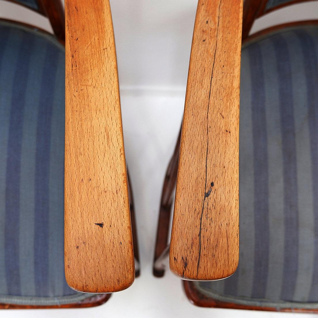 Josef Hoffmann for Jacob et Josef Kohn Art nouveau seating set 4+2 4