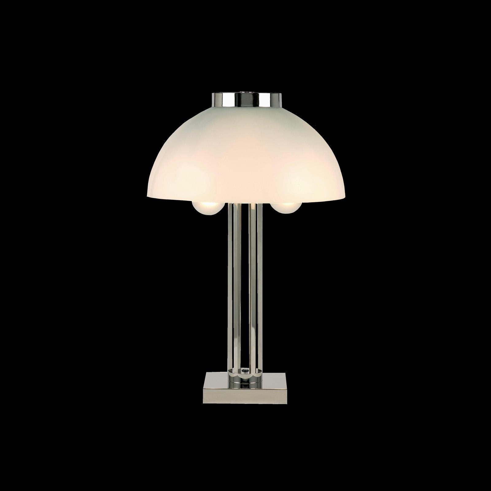 Austrian Josef Hoffmann for the Wiener Werkstaette Jugendstil Table Lamp, Re-Edition For Sale