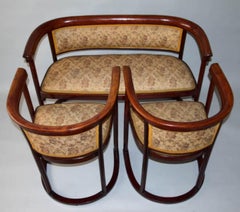 Josef Hoffmann for Thonet Living Room Set, 1910s