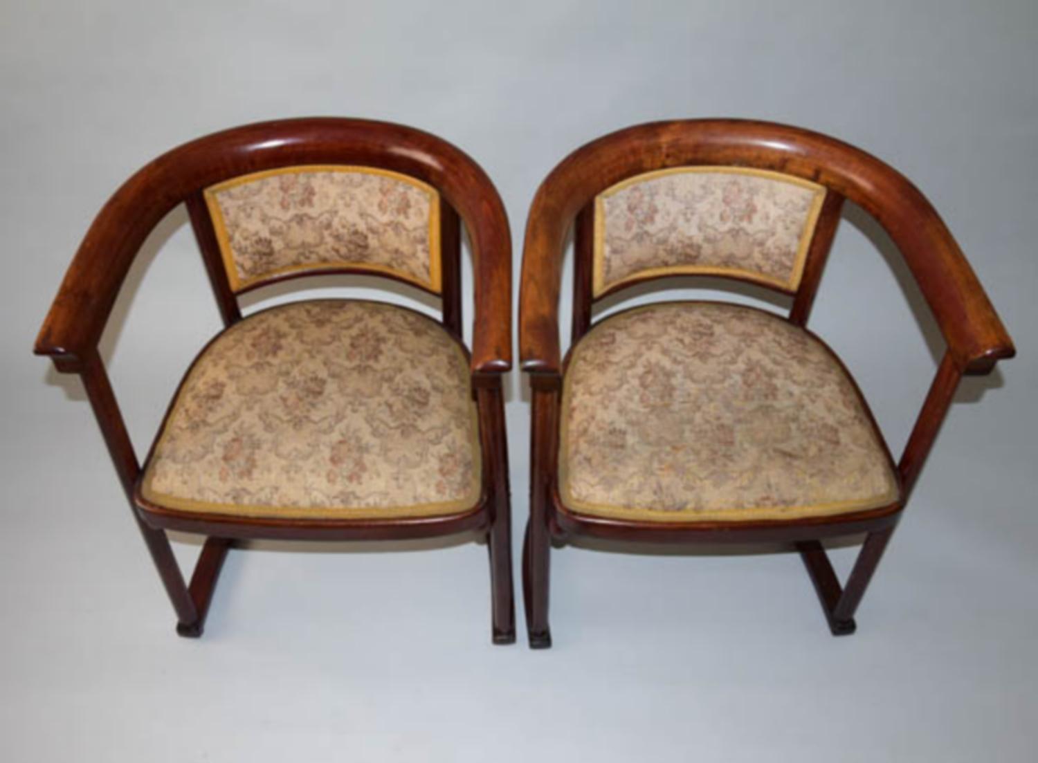 Josef Hoffmann für Thonet Wohnzimmerset:: 1910er Jahre 1