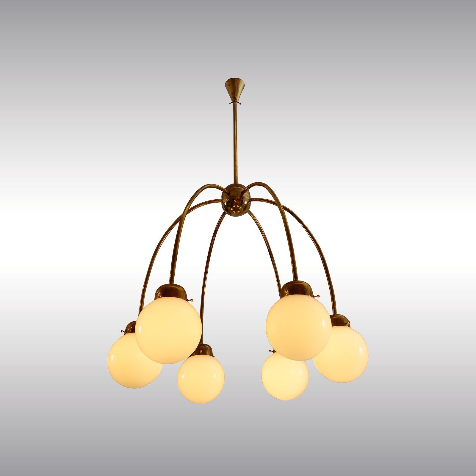 Josef Hoffmann für Wiener Werkstaette, Deckenleuchte im Art déco-Stil, Neuauflage im Angebot 3