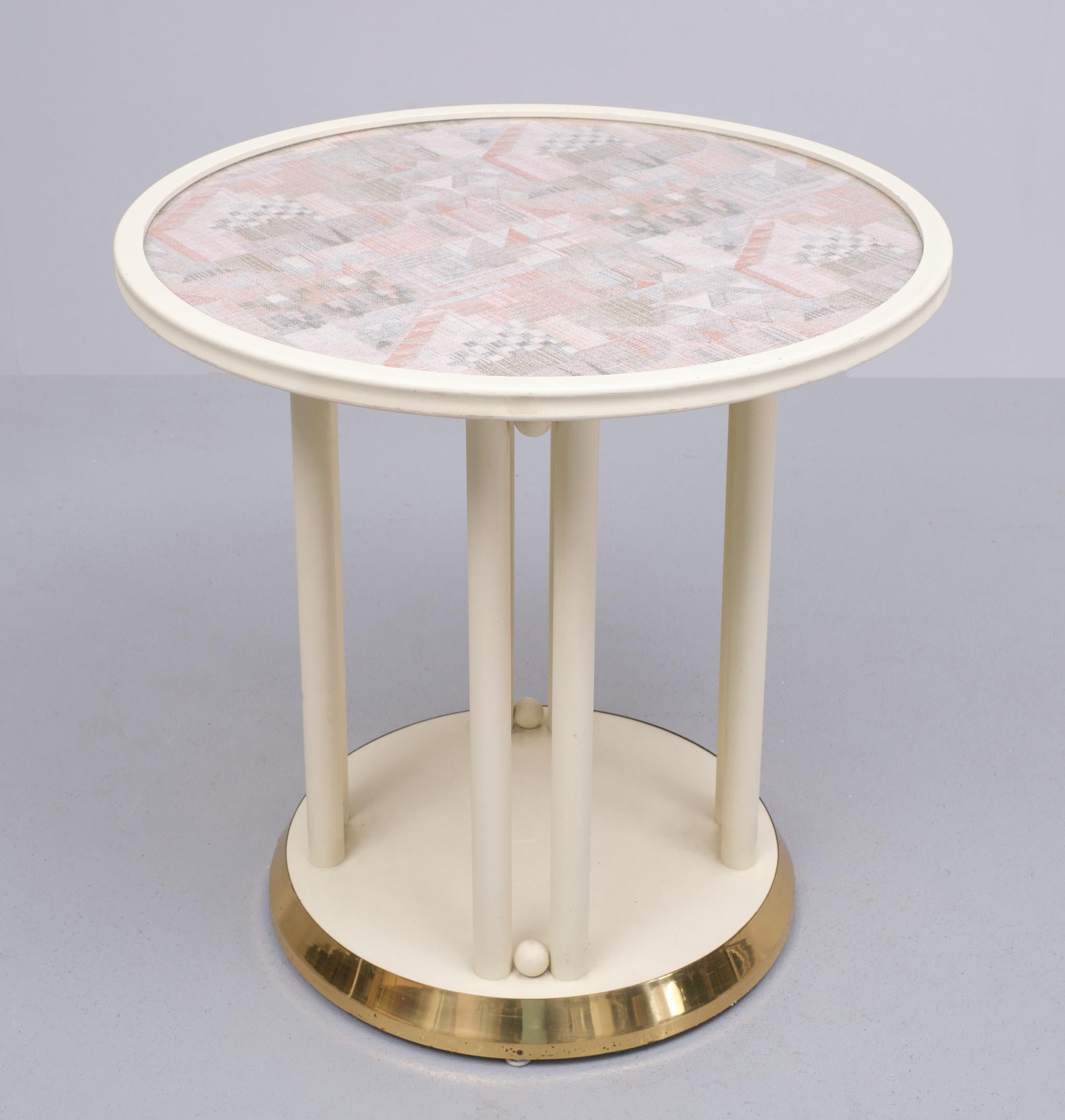 Mid-20th Century Josef Hoffmann for Wittmann   Cabaret Fledermaus White Table For Sale