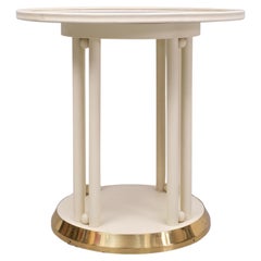 Josef Hoffmann pour Wittmann   Table Cabaret Fledermaus blanche