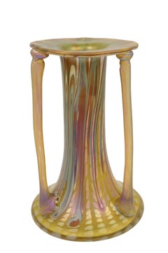 Vase en verre Josef Hoffmann pour Franz Hofstoetter, Loetz, datant d'environ 1900