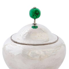 Ciotola rivestita in argento martellato Josef Hoffmann