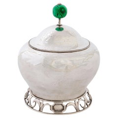 Ciotola rivestita in argento martellato Josef Hoffmann