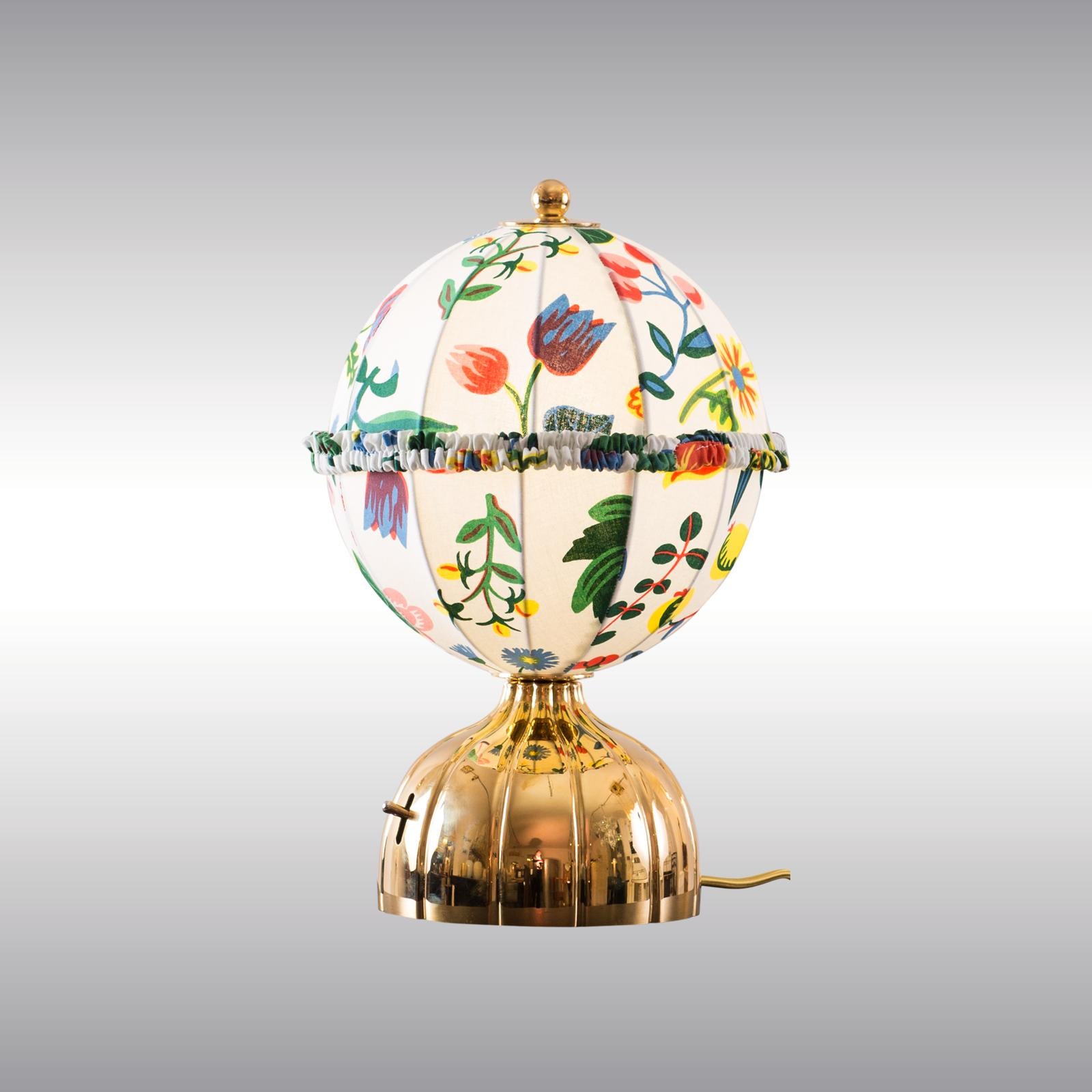 Hand-Crafted Josef Hoffmann & Josef Frank & Wiener Werkstaette Ball Table Lamp, Re-Edition For Sale