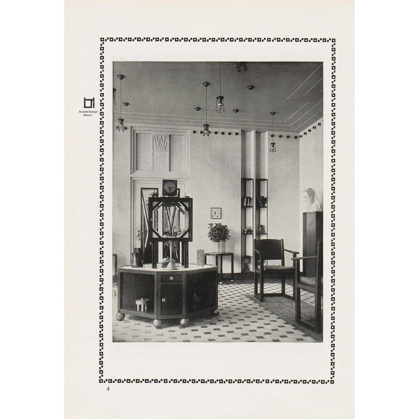 Josef Hoffmann Jugendstil Single Light Pendant for Wiener Werkstätte, Re-Edition en vente 6