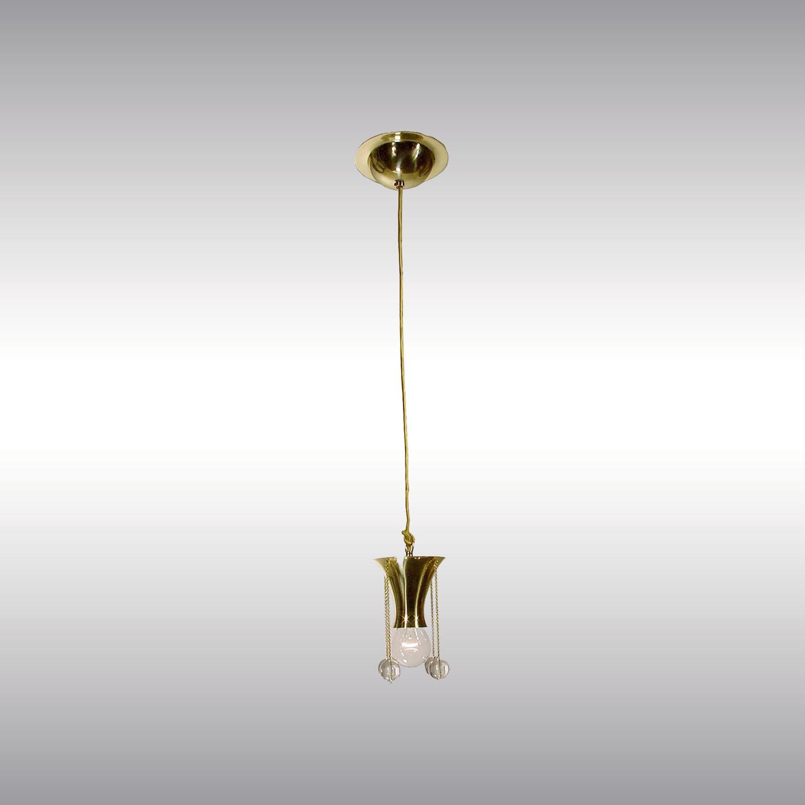 Fait main Josef Hoffmann Jugendstil Single Light Pendant for Wiener Werkstätte, Re-Edition en vente