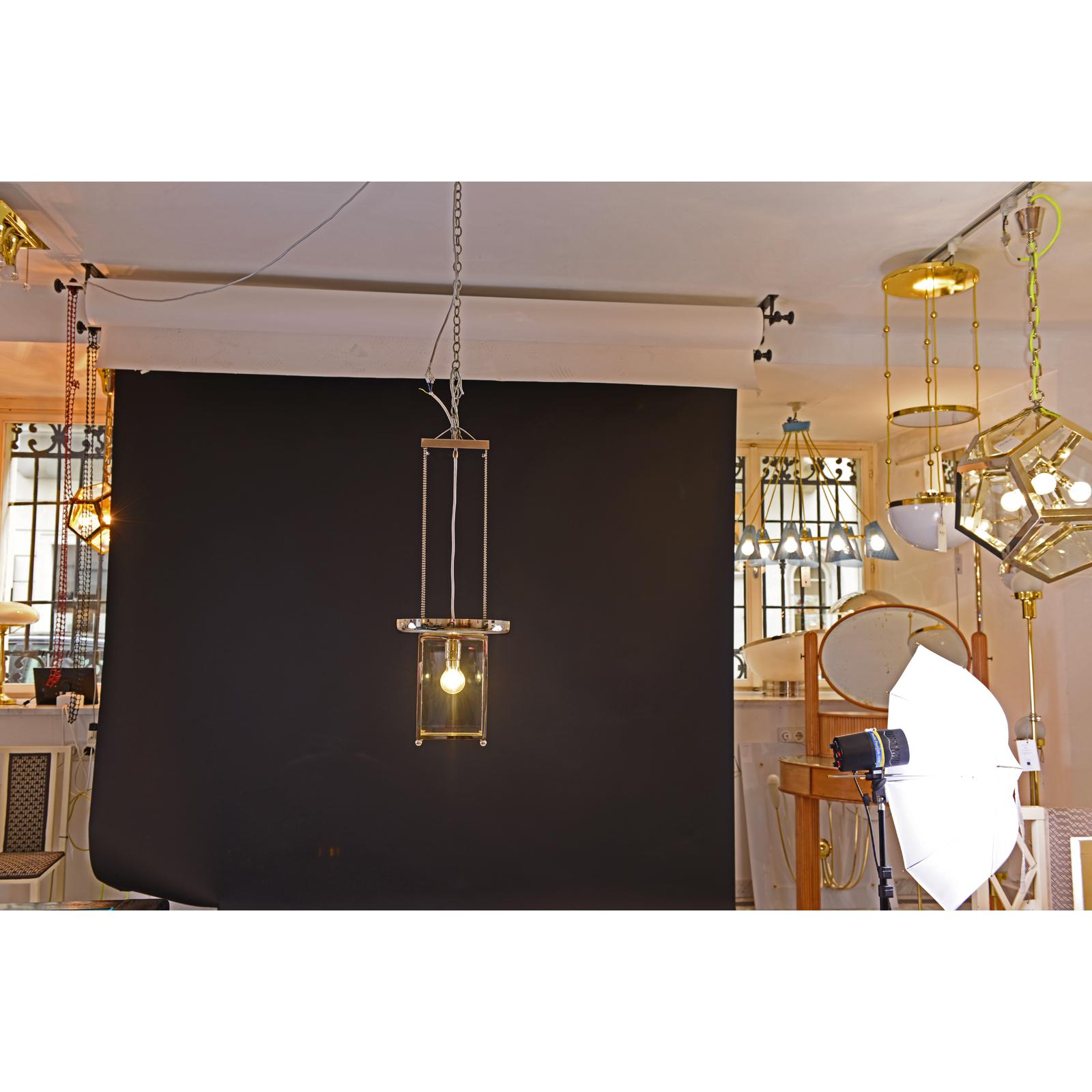 Josef Hoffmann Jugendstil Vienna Secessionist Lantern Pende, Re-Edition For Sale 1