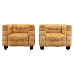 Antique Josef Hoffmann Kubus Armchairs for Wittmann